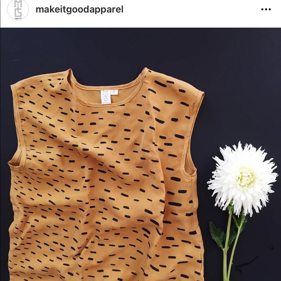 MAKE IT GOOD APPAREL madewell style cupro tank top - Picture 2 of 12